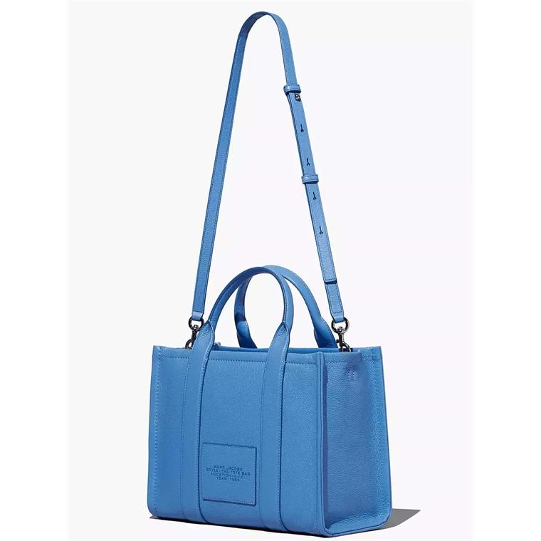 Marc Jacobs The Medium Leather Tote Bag, Spring Blue   